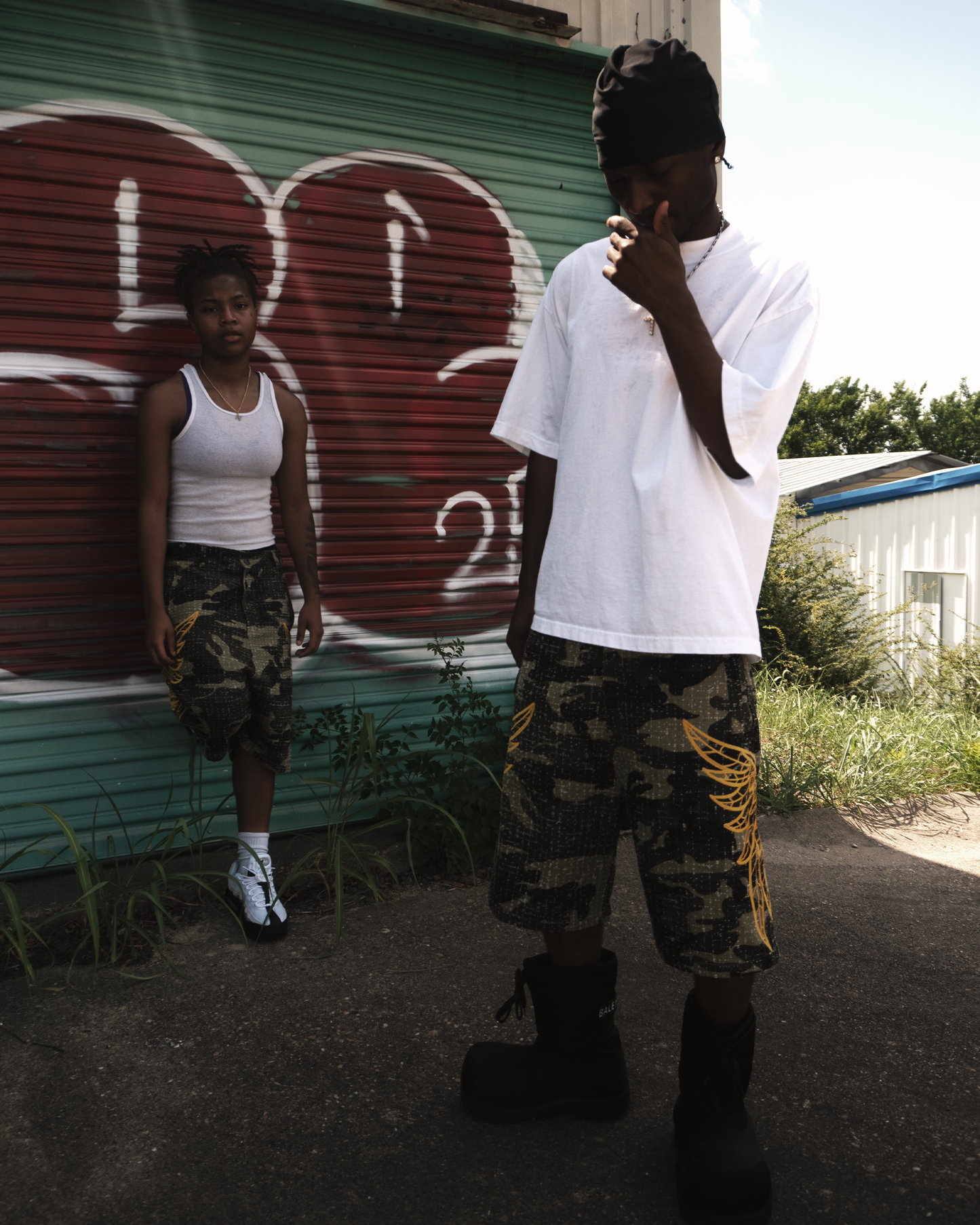 Angelic Camo Shorts